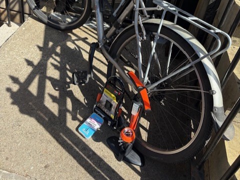 bike and repair kit